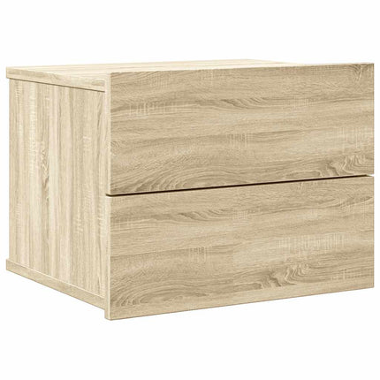 Sängbord sonoma ek 40x30x30 cm konstruerat trä