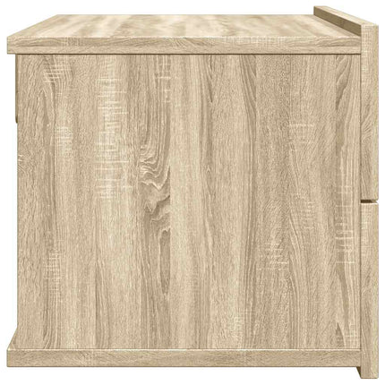Sängbord sonoma ek 40x30x30 cm konstruerat trä