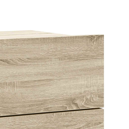 Sängbord sonoma ek 40x30x30 cm konstruerat trä