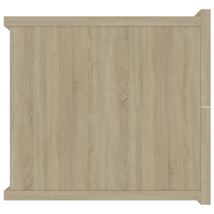 Sängbord 2 st sonoma ek 40x30x30 cm konstruerat trä
