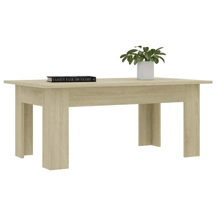 Soffbord sonoma-ek 100x60x42 cm konstruerat trä