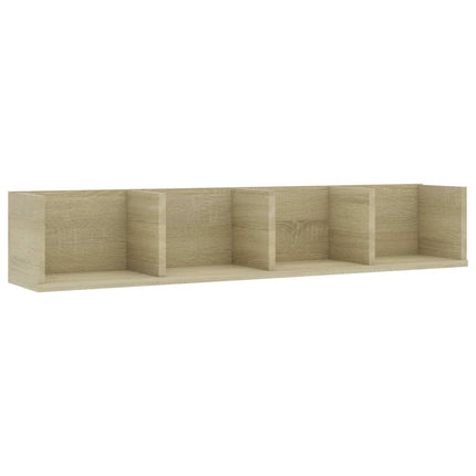 CD-hylla sonama-ek 100x18x18 cm konstruerat trä