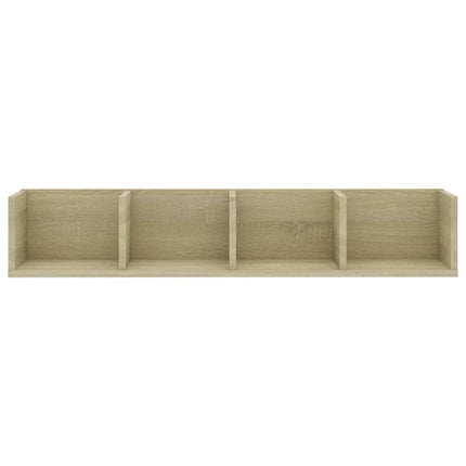 CD-hylla sonama-ek 100x18x18 cm konstruerat trä