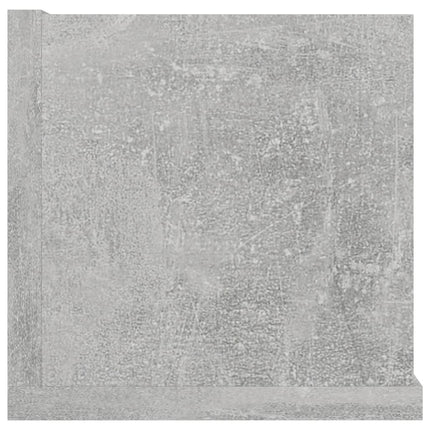 CD-hylla betonggrå 100x18x18 cm konstruerat trä
