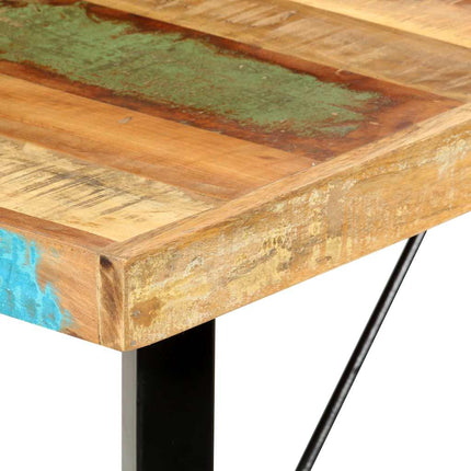 Barbord 180x70x107 cm massivt återvunnet trä
