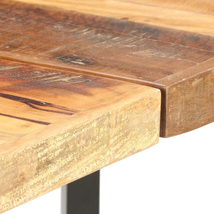 Barbord 180x70x107 cm massivt återvunnet trä