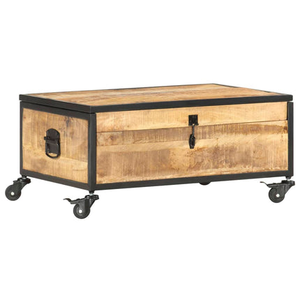 Soffbord 70x50x33 cm massivt mangoträ