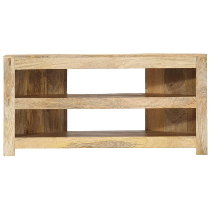 TV-bänk för hörn 90x45x45 cm massivt mangoträ