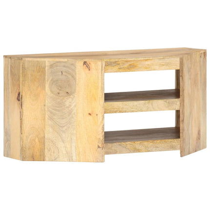 TV-bänk för hörn 90x45x45 cm massivt mangoträ