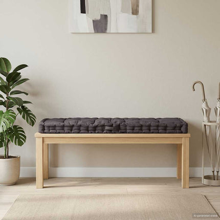 Dyna till pallsoffa bomull 120x40x7 cm antracit