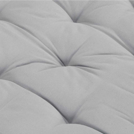 Dyna till pallsoffa bomull 120x40x7 cm grå