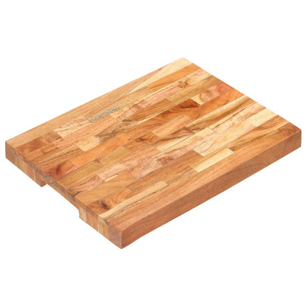 Skärbräda 40x30x4 cm massivt akaciaträ