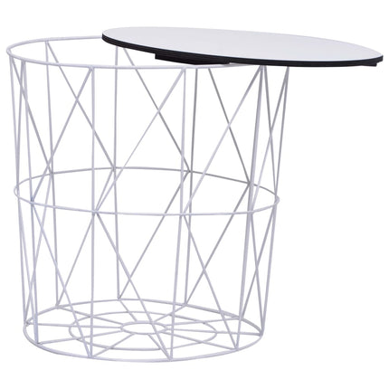Soffbord 3 st vit
