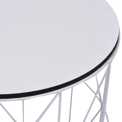Soffbord 3 st vit