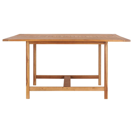 Trädgårdsbord 150x150x76 cm massiv teak