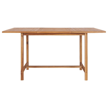 Trädgårdsbord 150x150x76 cm massiv teak
