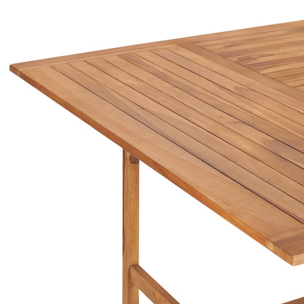 Trädgårdsbord 150x150x76 cm massiv teak
