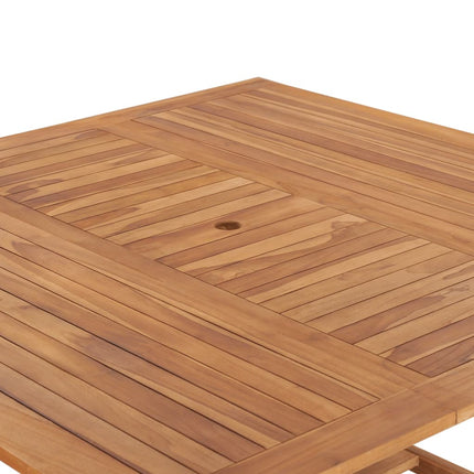 Trädgårdsbord 150x150x76 cm massiv teak