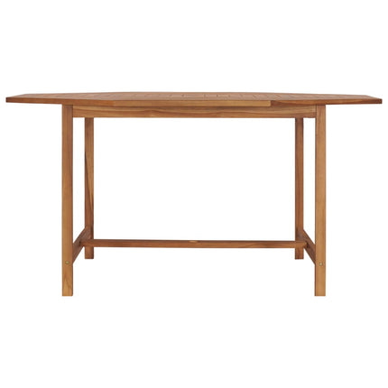 Trädgårdsbord 150x150x75 cm massiv teak