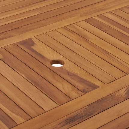 Trädgårdsbord 150x150x75 cm massiv teak