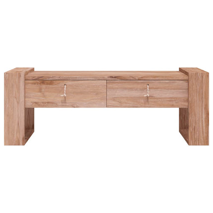 Soffbord 110x60x40 cm massiv teak