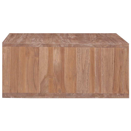 Soffbord 70x70x30 cm massiv teak