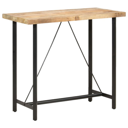 Barbord 120x58x107 cm grovt mangoträ
