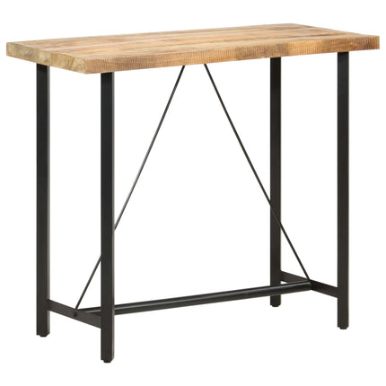 Barbord 120x58x107 cm grovt mangoträ