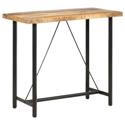 Barbord 120x58x107 cm grovt mangoträ