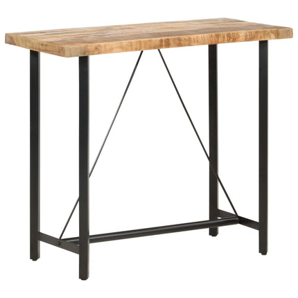 Barbord 120x58x107 cm grovt mangoträ