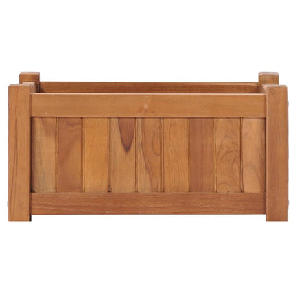 Odlingslåda upphöjd 50x25x25 cm massivt teakträ