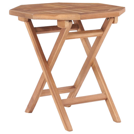 Hopfällbart trädgårdsbord 45x45x45 cm massiv teak