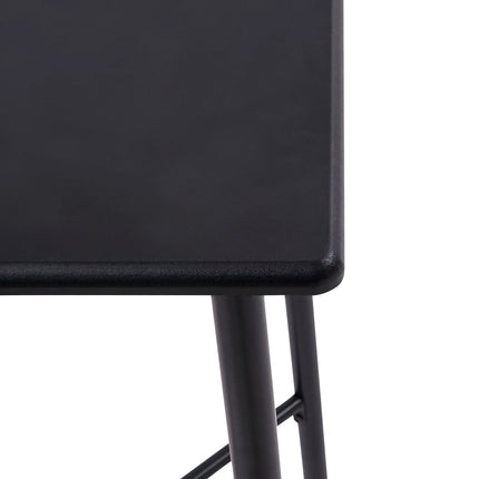 Bargrupp 3 delar tyg mörkgrå