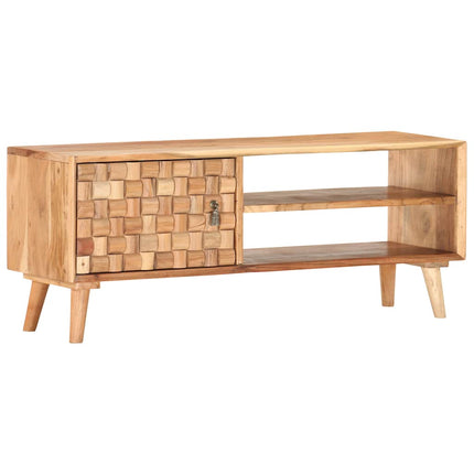 TV-bänk 100x30x40 cm massivt akaciaträ