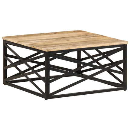 Soffbord 68x68x35 cm massivt mangoträ