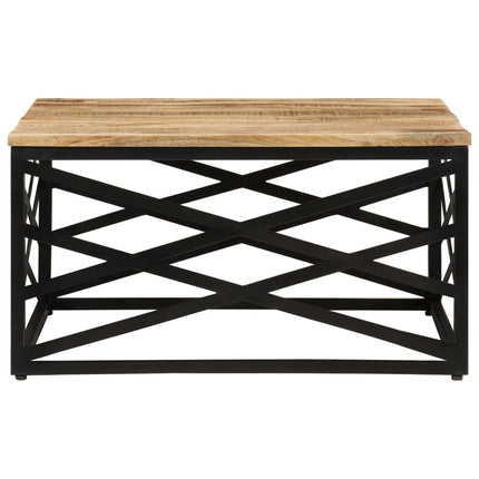 Soffbord 68x68x35 cm massivt mangoträ
