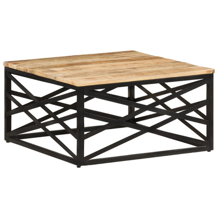 Soffbord 68x68x35 cm massivt mangoträ