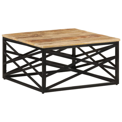 Soffbord 68x68x35 cm massivt mangoträ