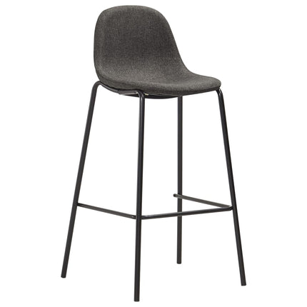 Bargrupp 3 delar tyg mörkgrå