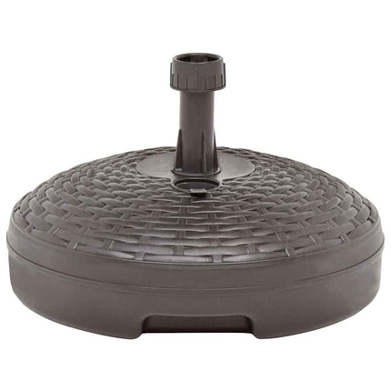 Parasollfot sand/vattenfylld 20 L brun plastrotting