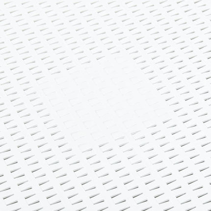 Sidobord vit 54x54x36,5 cm plast