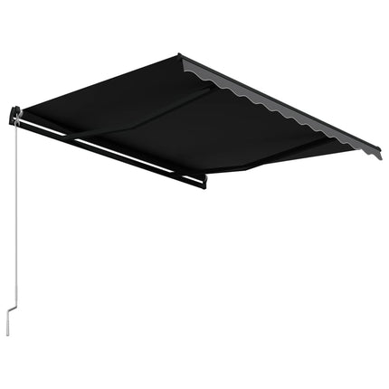 Markis manuellt infällbar 300x250 cm antracit