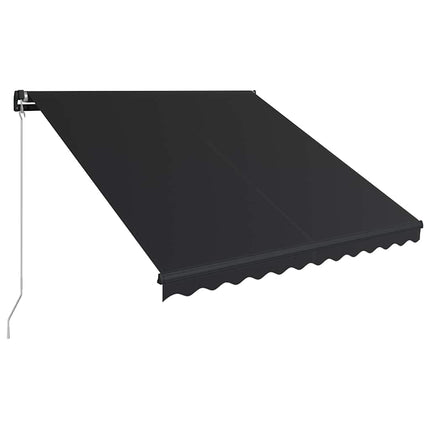 Markis manuellt infällbar 350x250 cm antracit