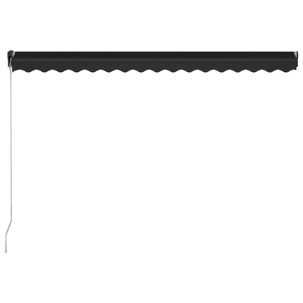 Markis manuellt infällbar 450x300 cm antracit