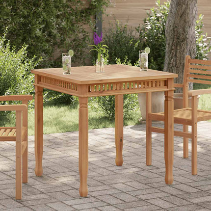 Matbord 80x80x80 cm massiv teak