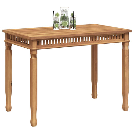 Trädgårdsbord 120x65x80 cm massiv teak