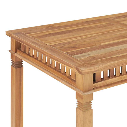 Trädgårdsbord 120x65x80 cm massiv teak