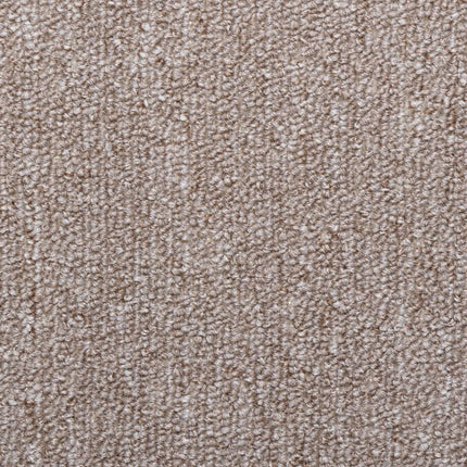 Trappmattor 15 st 65x21x4 cm ljusbruna rektangulära kanter