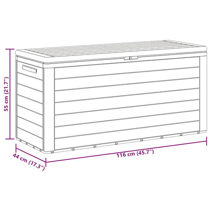 Dynbox brun 78x44x55 cm
