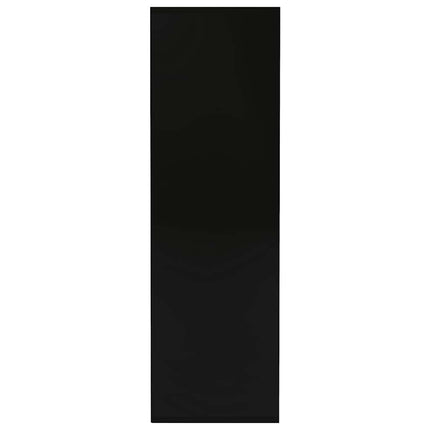 Bokhylla svart 98x29x97,5 cm konstruerat trä
